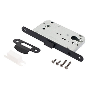 Замок врезной АЛЛЮР АРТ 5300-P BL мат.черный