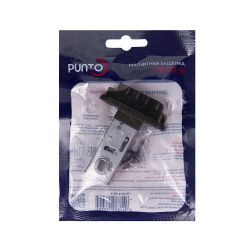 Защелка врезная магнитная PUNTO ML50-8 BL-24 черный /61129/