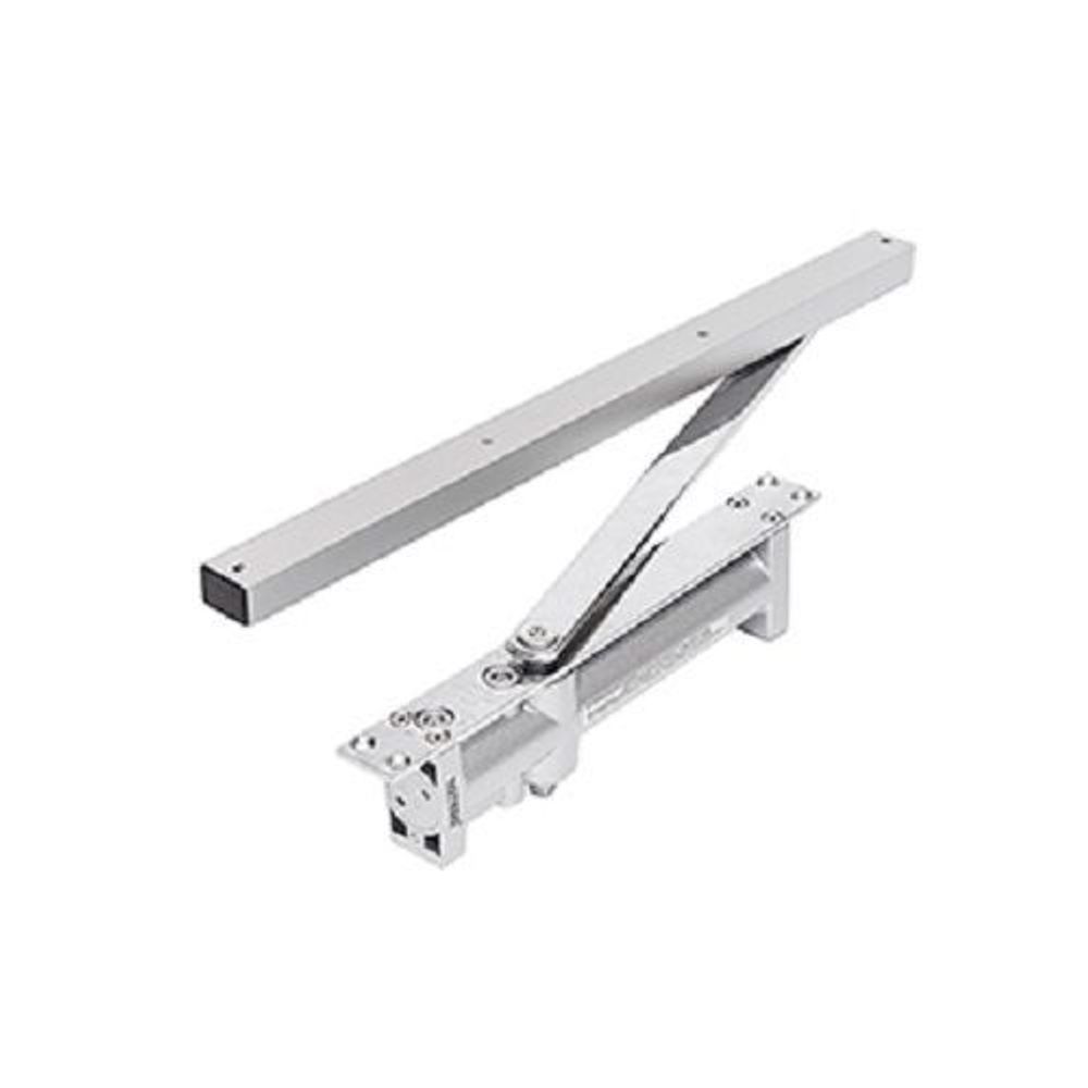 Доводчик дверной скрытый NOTEDO DC-055 IN+HO со скольз.тягой серебро (55кг)