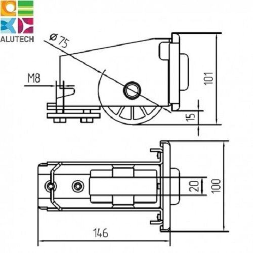 Ролик опорный SGN.02.320