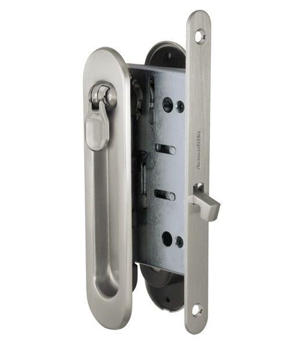 Набор для раздвижных дверей ARMADILLO SH011-BK SN-3 мат.никель /26673/