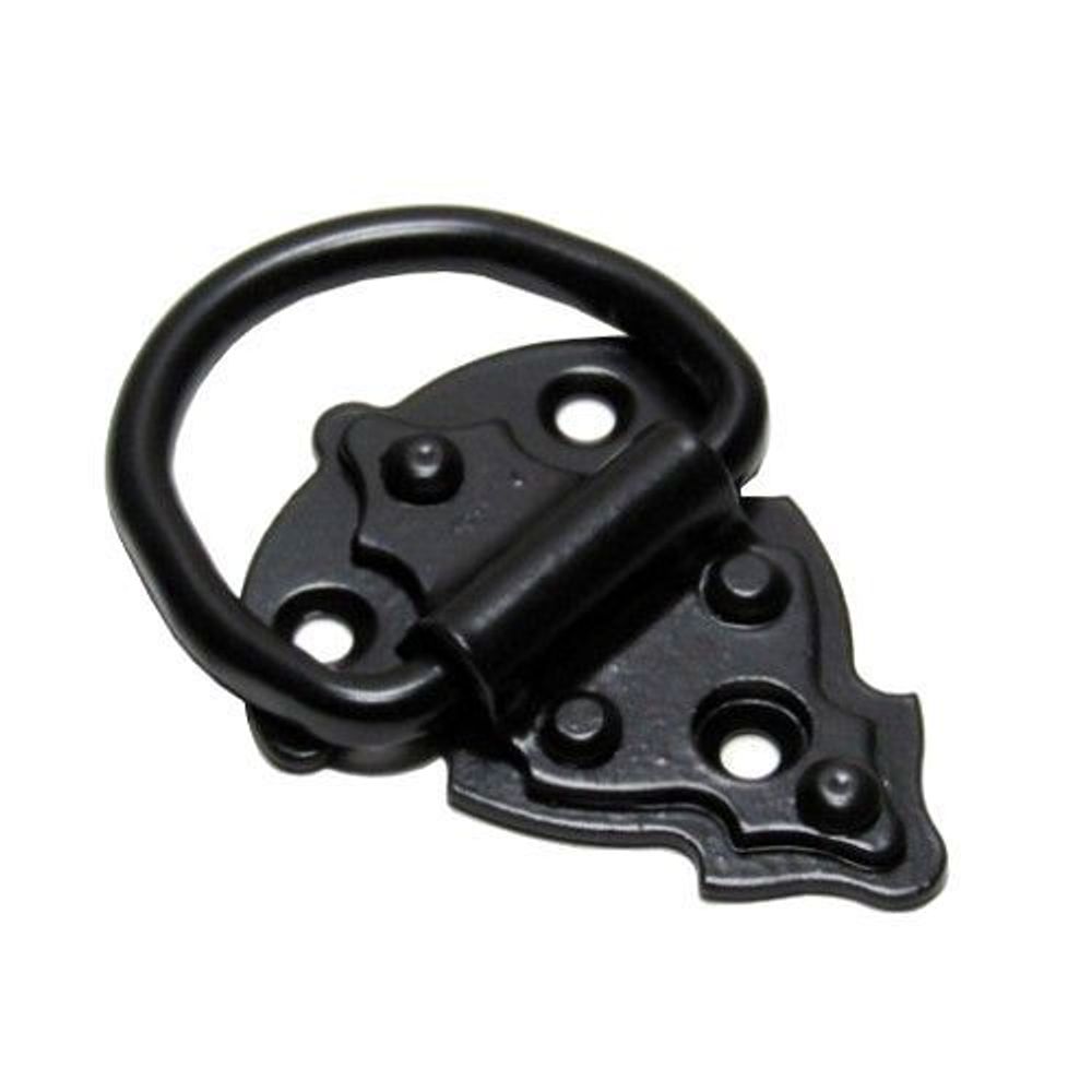 Ручка-кольцо НОЭЗ РКО-90-S кнокер черный матовый