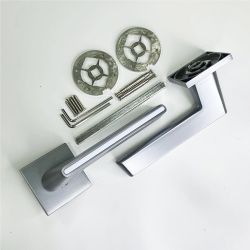 Ручка раздельная ABRISS R21.190 MCP/WH матовый хром/белый