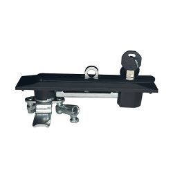 Замок мебельный MS-8611-3-3KA (ригель изогнутый на 10мм, мастер ключ, под навесной замок)