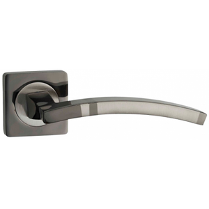 Ручка дверная PUERTO AL 520-02 BN/SN (черный никель/матовый никель)