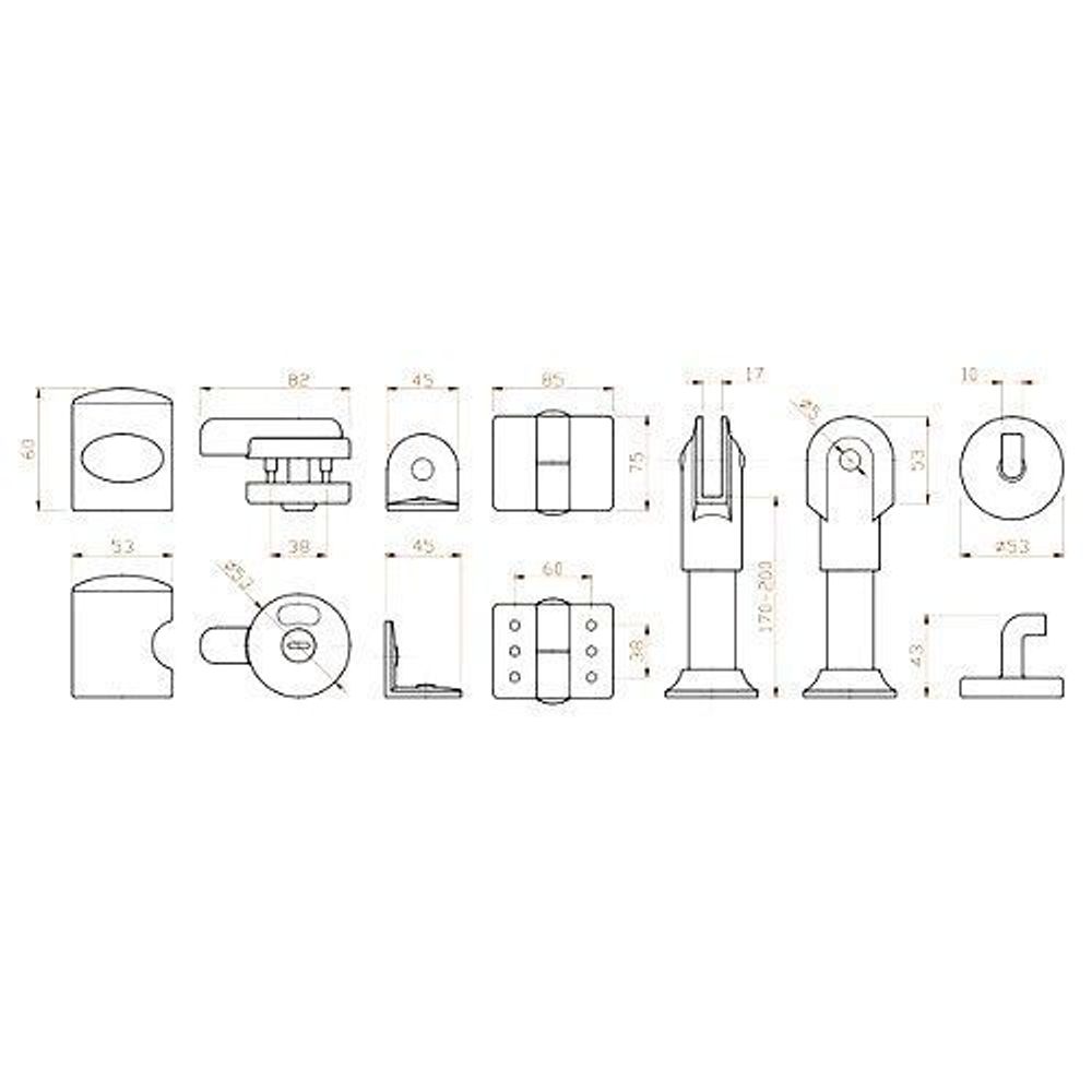 Завертка с индикатором занятости ST Cabine