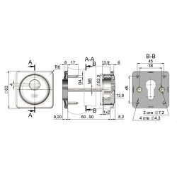 Броненакладка КРИТ-М БнЦ-К26/12 Чб черный