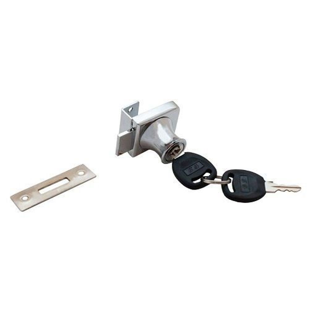 Мебельный замок № 804 для стекла 1-ый