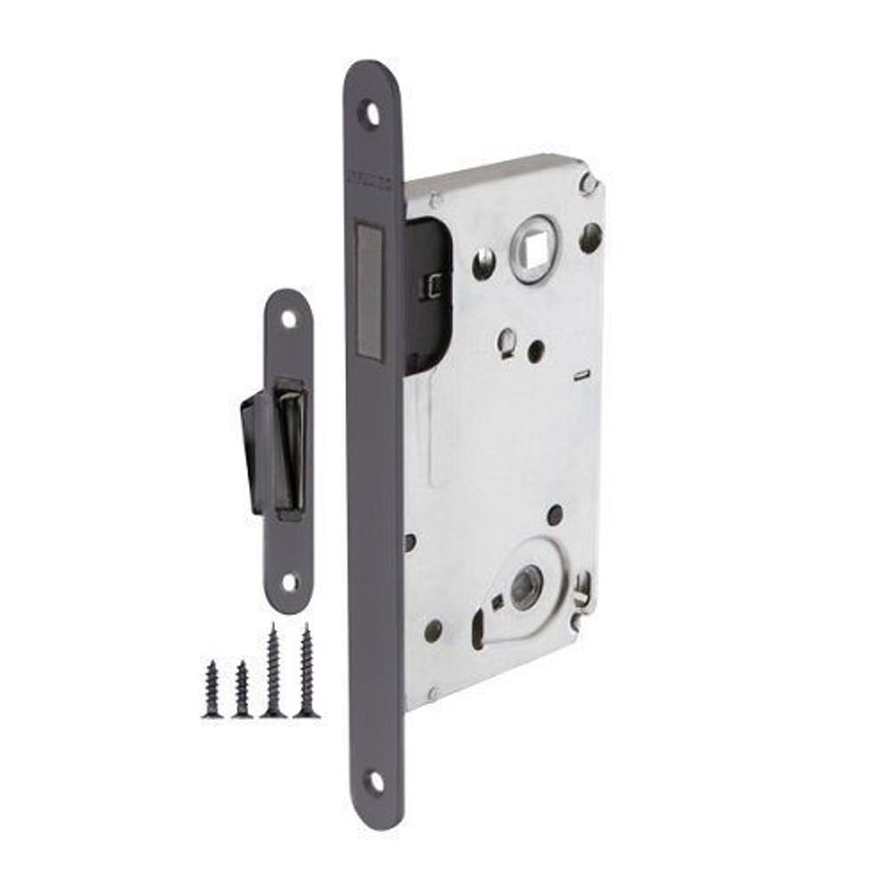 Защёлка врезная магнитная APECS 5300-M-WC GRF графит