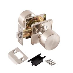 Ручка защелка PUNTO DK772 SN-PS (без./фик.) никель /58409/