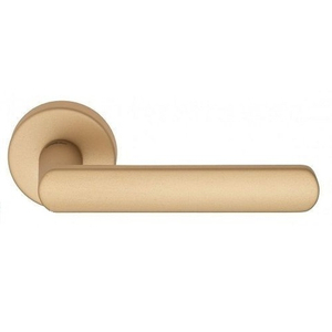 Дверная ручка на круглом основании Fratelli Cattini "NEVADA" 7-KD золото крайола