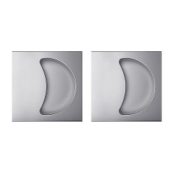 Ручка для раздвижных дверей ARMADILLO QUADRO CP-8 хром