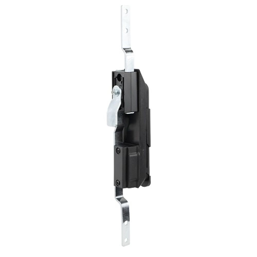 Замок мебельный MS-1848-3KA/P (ригель изогнутый на 8мм, ключ-бабочка)