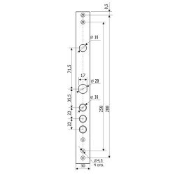 Ответная планка к ГАРДИАН 3015 /30261/