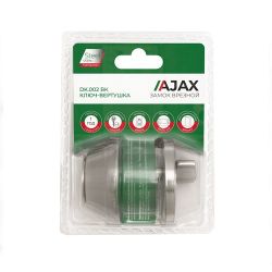 Замок врезной AJAX DK.002 BK SN мат.никель /57321/