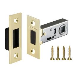 Защелка врезная магнитная FUARO M12-50-25 GP золото /33663/