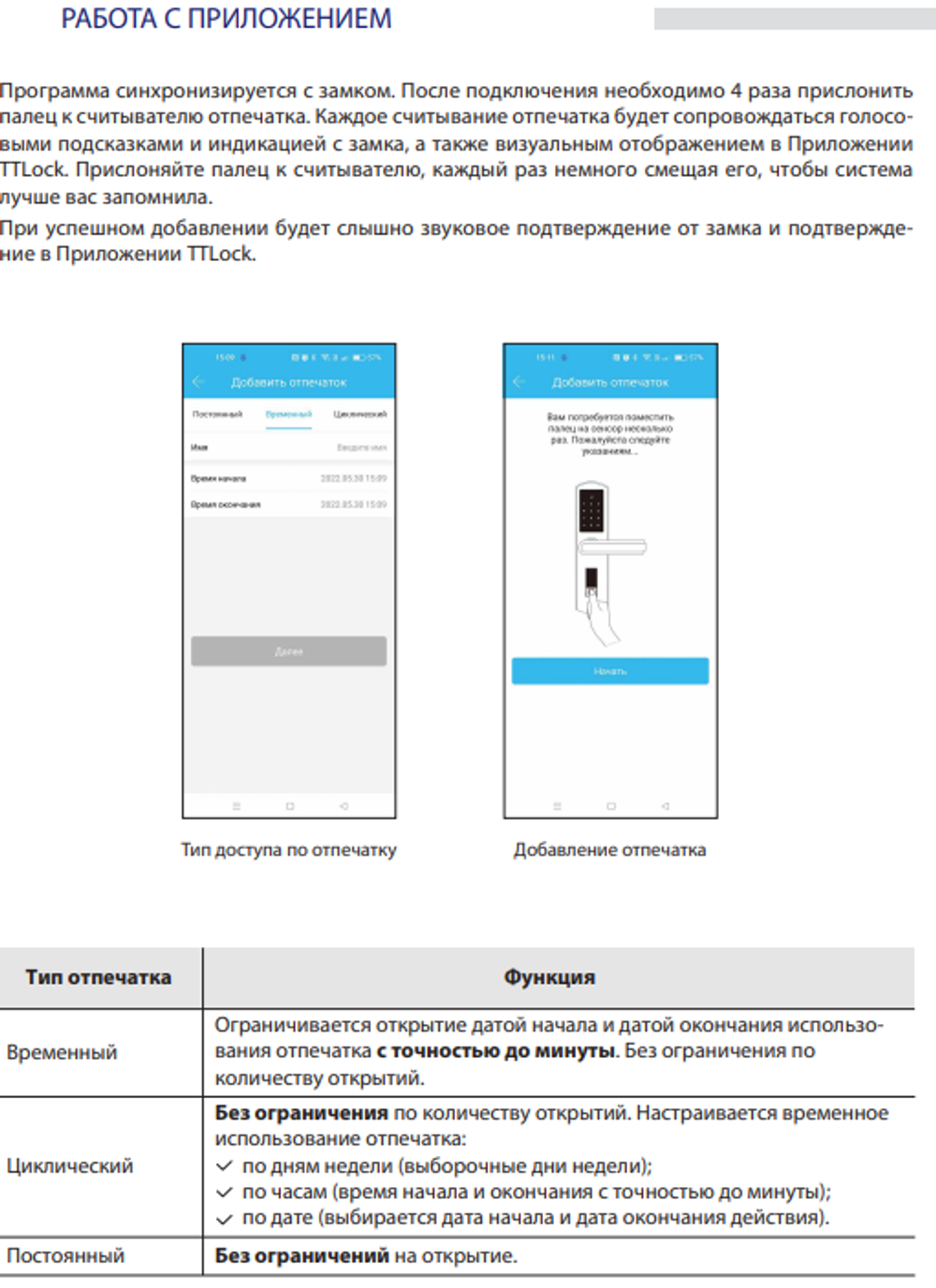 Замок электронный APECS Smart SL-52-60.85/8001 BLM (TTlock, WiFi, FP) черный матовый