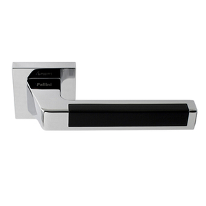 Ручка дверная PALLINI "Лиссабон" PAL-Z05-S PC/MatBlack (полированный хром/черный)