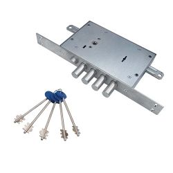 Замок врезной МЕТТЭМ ЗВ9 343.1.1 с тягами