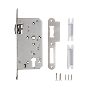 Замок врезной FUARO DD.INOX/C-55/72R с роликовой защелкой /58859/