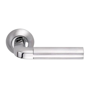 Ручка дверная ARCHIE 96 S.CHROME/ P.CHROME