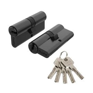 Цилиндровый механизм PUNTO Z300/100 mm (30+10+60) BL черный 5 кл. /63919/