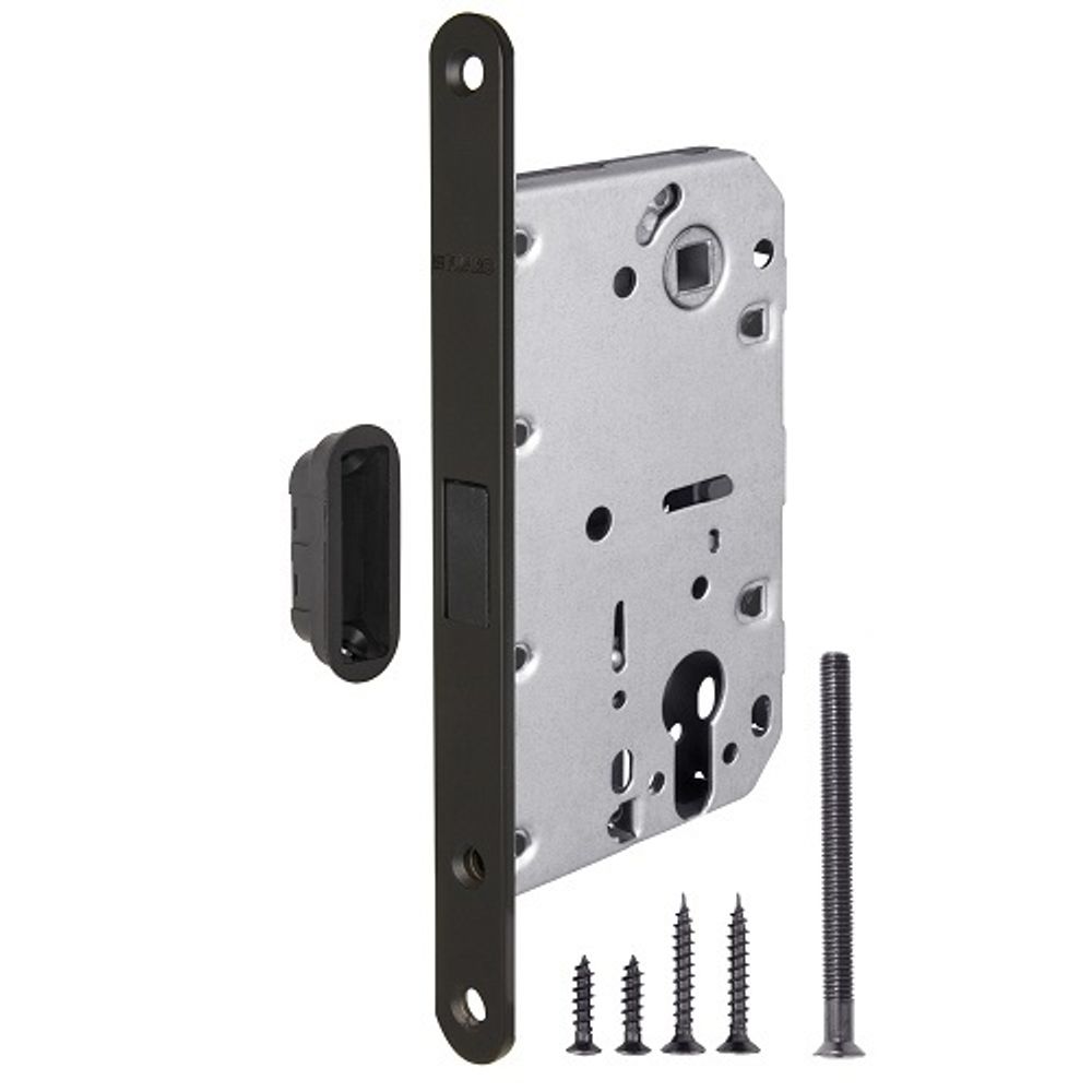 Защелка магнитная под цилиндр FUARO M85C-50 BL-24 черный /42795/