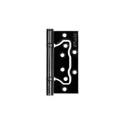 Петля универсальная без врезки FUARO 500-2BB/BL 100x2,5 BN черный глянец