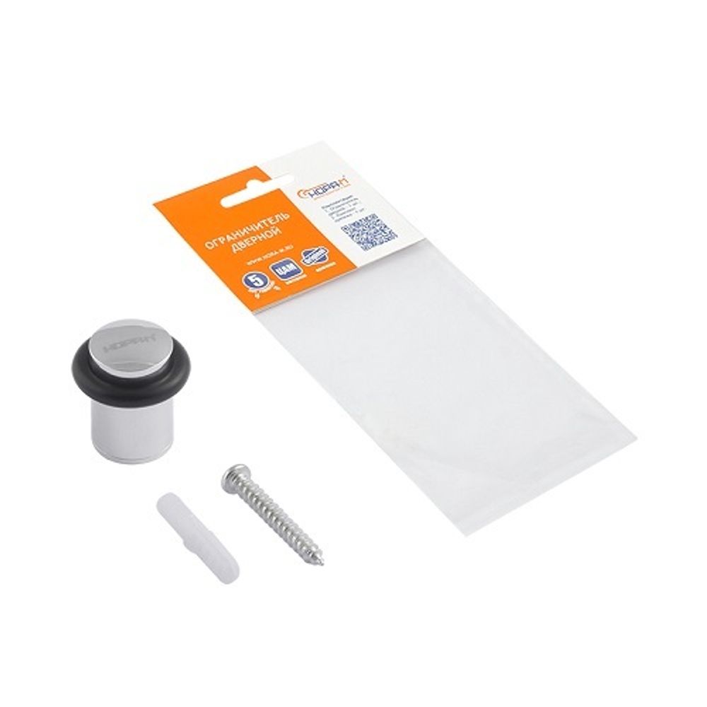 Ограничитель дверной НОРА-М 105 (хром)