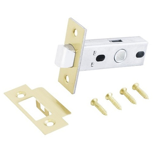 Защелка врезная АЛЛЮР АРТ L45-8 SB мат.золото