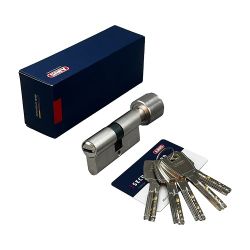 Механизм цилиндровый ABUS X6430 ключ/вертушка 60-60 (120 мм) NI (5 key)