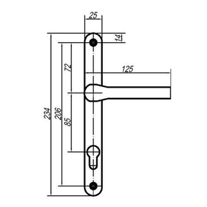 Нажимной гарнитур Фурал 85.60.25.02 8017