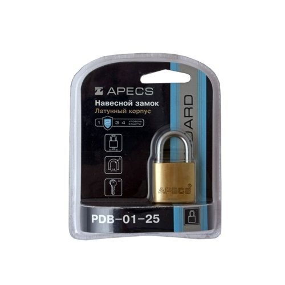 Замок навесной APECS PDB-01-25