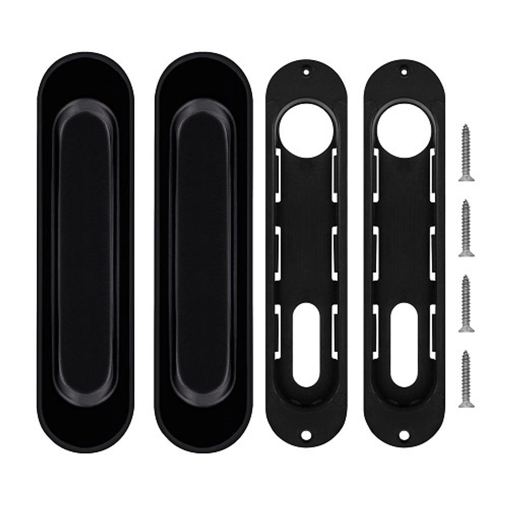 Ручки для раздвижных дверей PUNTO Soft LINE SL-010 BL черный /43505/