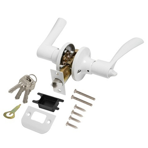 Ручка защелка PUNTO DK610 WH-ET (кл./фик.) белый /49555/