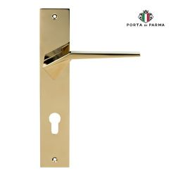 Ручка на планке PORTA DI PARMA Origami CYL PVD золото