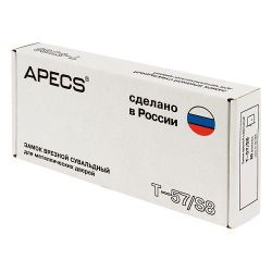 Замок врезной APECS T-57/S8 NI никель