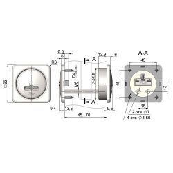 Броненакладка КРИТ-М БнС-К17/12 Чб черный