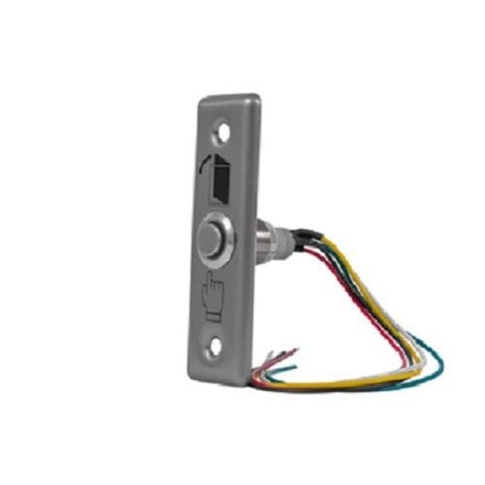 Кнопка выхода прямоугольная TANTOS TDE-02 (металл)