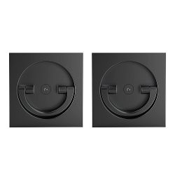 Ручка поворотная для раздвижных дверей ARMADILLO QUADRO BK8x2 BL-26