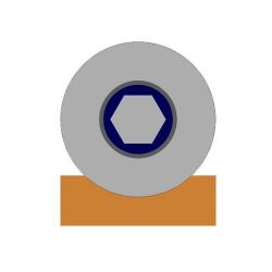 Ролик металл d-65 под угол