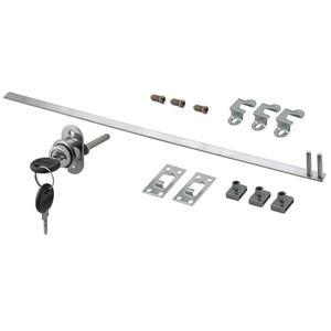 Замок мебельный центральный 288-500 на 3 ящика 19мм штырьевой (комплект)