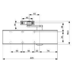 Доводчик дверной DORMA TS-73 V
