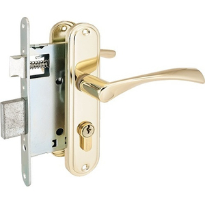 Замок врезной АЛЛЮР ЗВ4-103 GP латунь