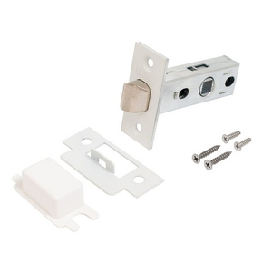 Защелка врезная АЛЛЮР АРТ L45-8 W мат.белый