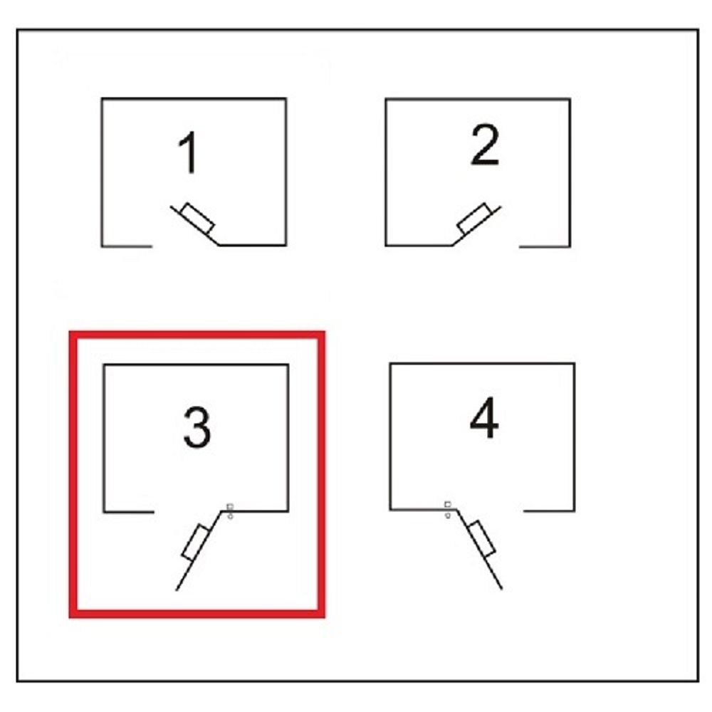Замок накладной эл/мех. LOGOLINE 730.60.3 (дверь правая, открывается наружу)