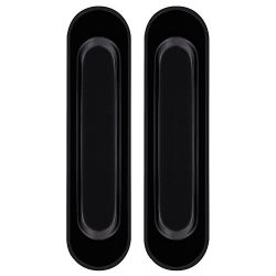 Защелка с ручками для раздвижных дверей PUNTO Soft LINE SL-011 BL черный /43507/