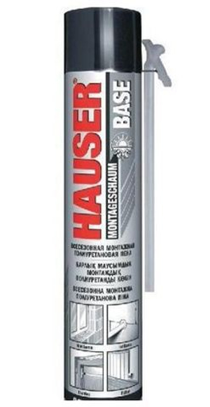 Пена монтажная  всесезонная HAUSER BASE 750 мл