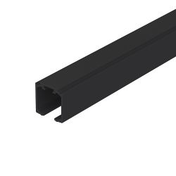 Комплект ARMADILLO Comfort-PRO верх.направ. 80/2,3/3000 и декор.накладка 3м BL (черный) /60537/