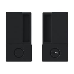 Ручка для раcпашных дверей AGB WAVE под WC B30002.00.93 (черный)